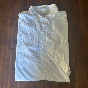 J Crew Tall Cotton Coolmax solid Button down shirt AI922 XL T